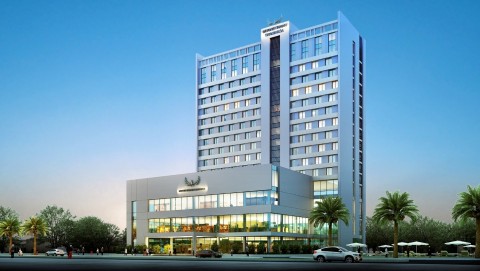 Khách sạn Mường Thanh 5* được xây dựng tại khu đô thị Thanh Hà