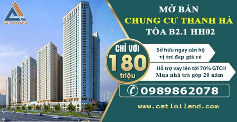 Mở Bán Chung Cư HH02 Thanh Hà